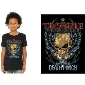 Five Finger Death Punch tričko Trouble Čierna 11-12 rokov