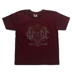 AC/DC tričko Black Ice Červená 5-6 rokov