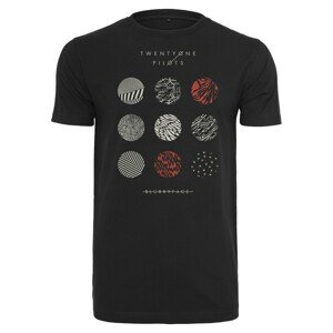 Twenty One Pilots tričko Pattern Circles Čierna XXL