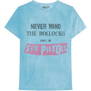 Sex Pistols tričko Never Mind the Bollocks Distressed Modrá S