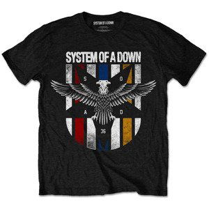 System of a Down tričko Eagle Colours Čierna S