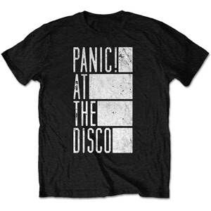 Panic! At The Disco tričko Bars Čierna L