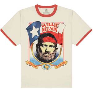 Willie Nelson tričko Americana Natural L