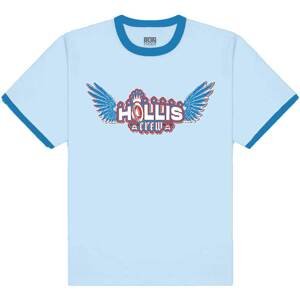 Run-DMC tričko Hollis Crew Modrá XXL