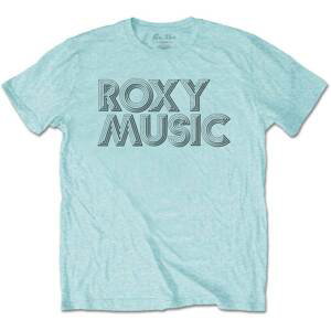 Roxy Music tričko Disco Logo Modrá XL