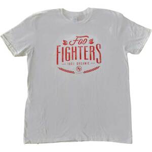 Foo Fighters tričko 100% Organic Biela XL