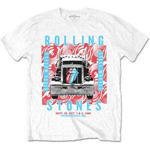 The Rolling Stones tričko Steel Wheels Biela XL