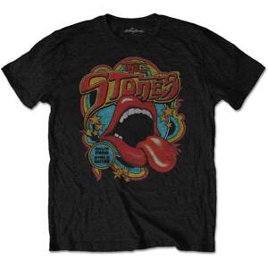 The Rolling Stones tričko Retro 70s Vibe Čierna 4XL