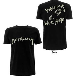 Metallica tričko Wuz Here Čierna S