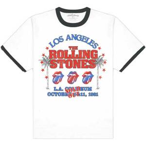 The Rolling Stones tričko American LA Tour Biela S