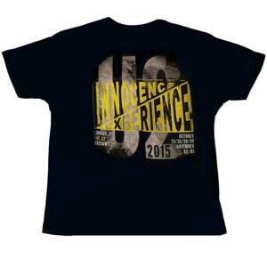 U2 tričko I+E London Event 2015 Modrá XL