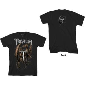 Trivium tričko Perched Dragon Čierna XL