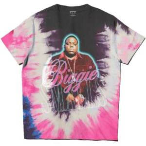 Biggie Smalls tričko Neon Glow Ružová XL