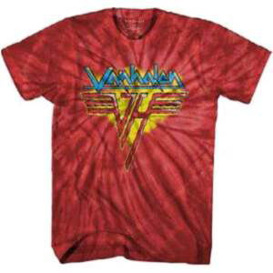 Van Halen tričko Jagged Logo Červená XL