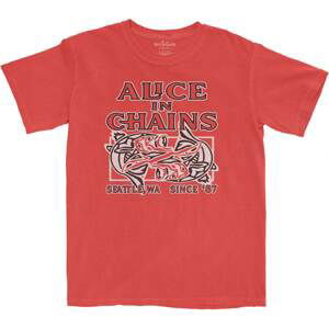 Alice In Chains tričko Totem Fish Ružová S