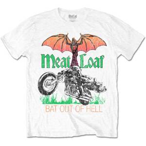 Meat Loaf tričko Bat Out Of Hell Biela L