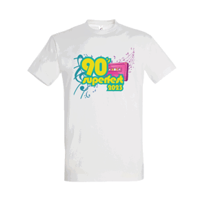 90' Super Fest tričko 90' SUPER FEST Biela M