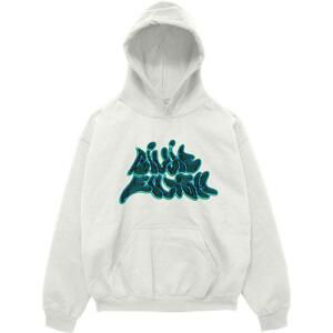 Billie Eilish mikina Graffiti Logo Biela S