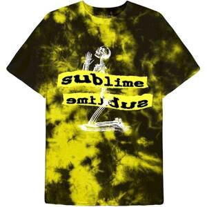 Sublime tričko Praying Skeleton Žltá S