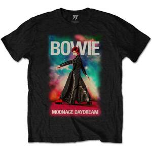 David Bowie tričko Moonage 11 Fade Čierna M