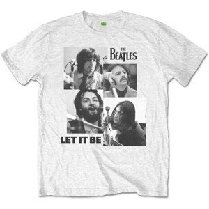 The Beatles tričko Let It Be Biela XL