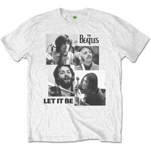 The Beatles tričko Let It Be Biela XXL