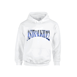 Astralkid22 mikina Logo Hoodie Biela S