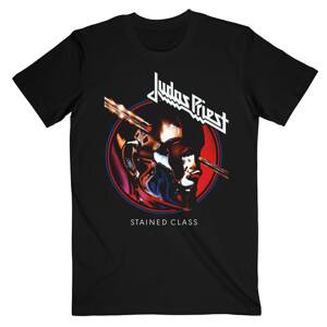 Judas Priest tričko Stained Class Album Circle Čierna XL