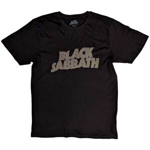 Black Sabbath tričko Wavy Logo Čierna L