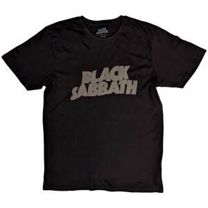 Black Sabbath tričko Wavy Logo Čierna XL