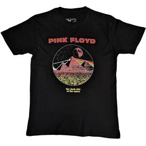 Pink Floyd tričko Vintage Pyramids Čierna XL