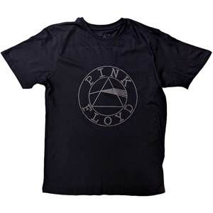 Pink Floyd tričko Circle Logo Čierna XXL