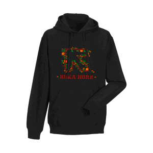 Ruka Hore mikina Logo Folk Black XXL