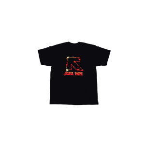 Ruka Hore tričko Logo Reggae Čierna S