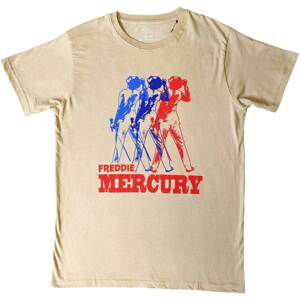 Freddie Mercury tričko Multicolour Photo Natural S