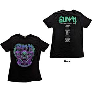 Sum 41 tričko Order In Decline Tour 2020 Purple Skull Čierna XL