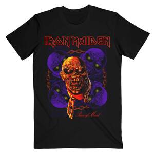 Iron Maiden tričko Piece of Mind Multi Head Eddie Čierna M