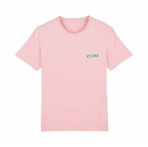 Vesna tričko Choose love over power Cotton Pink M