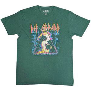 Def Leppard tričko Hysteria Album Art Zelená XL