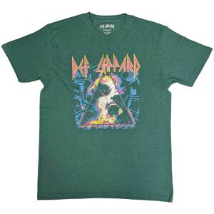 Def Leppard tričko Hysteria Album Art Zelená XXL