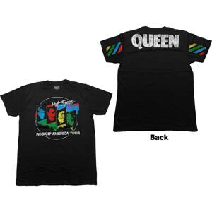 Queen tričko Hot Space Tour '82 Čierna L