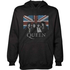 Queen mikina Vintage Union Jack Čierna S