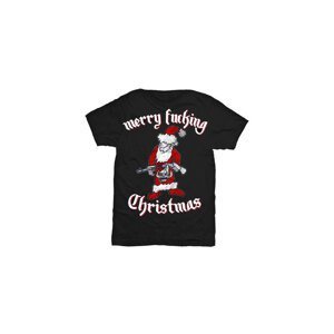 Motörhead tričko Merry Effing Christmas Čierna XXL