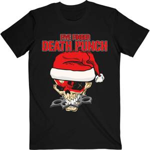 Five Finger Death Punch tričko Santa Knucklehead Čierna L