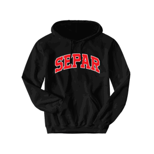 Separ mikina University Hoodie Čierna S