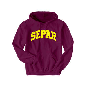 Separ mikina University Hoodie Bordová XXL