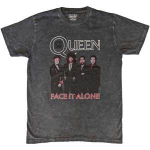 Queen tričko Face it Alone Band Čierna L