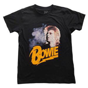 David Bowie tričko Retro Bowie Čierna XL