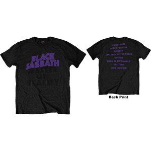 Black Sabbath tričko Masters of Reality Album Čierna XL