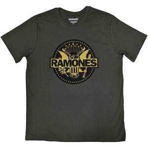 Ramones tričko Gold Seal Zelená XL